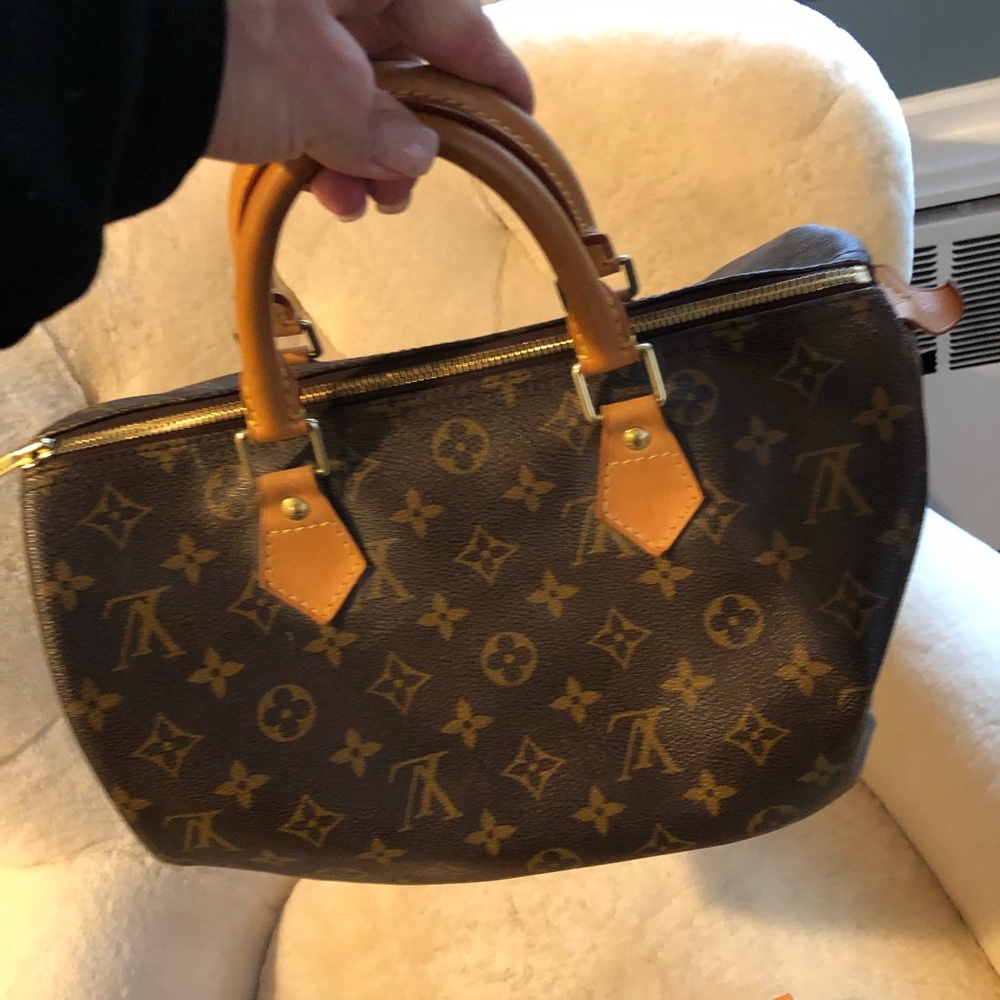 authentic Louis Vuitton Speedy Bag & Wallet - Picture 3 of 5